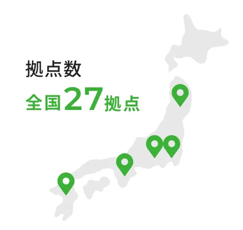 全国２７拠点